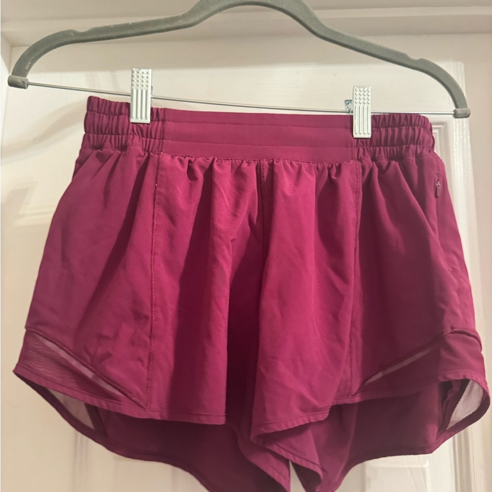lululemon athletica Pink Athletic Shorts Lightweight Running